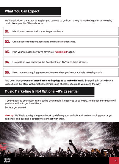 Fanbase Formula Blueprint | Marketing Your Music E-Book